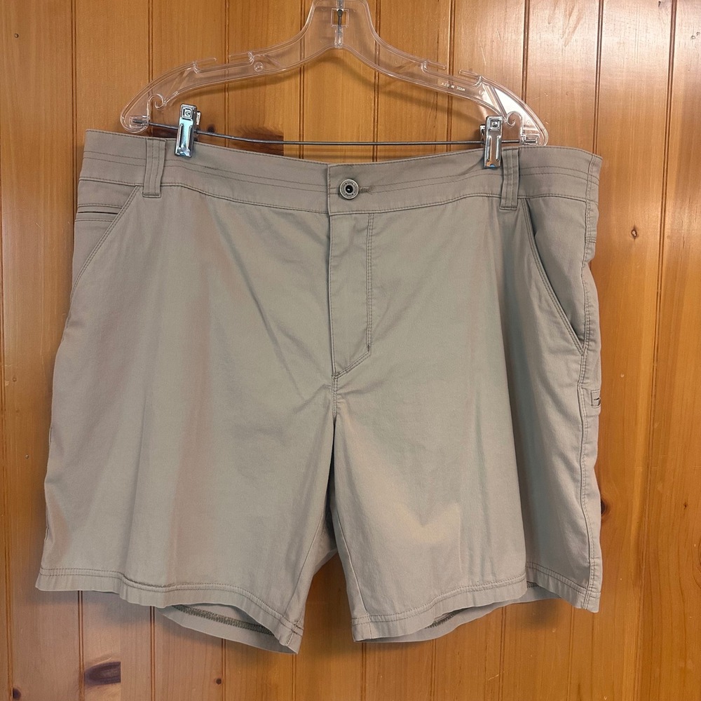 Kuhl Renegade Khaki Tan Hiking Outdoor Technical Cargo Shorts Mens 40